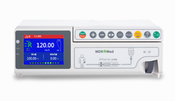 L'infusion médicale brevetée de système rapide de crochet pompe le débit réglable 1800ml/H