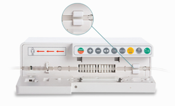 Pompe d'infusion d'Iv 100V-240V, doubles dispositifs médicaux d'infusion d'unité centrale de traitement